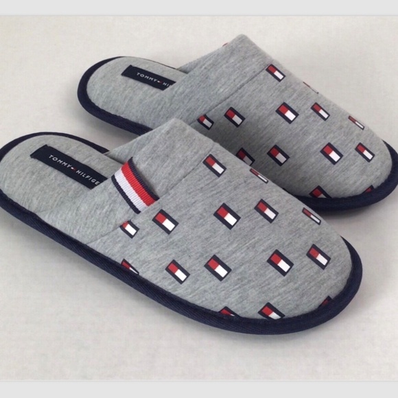 New Tommy Hilfiger Slippers Mens Size 8 - Picture 4 of 9